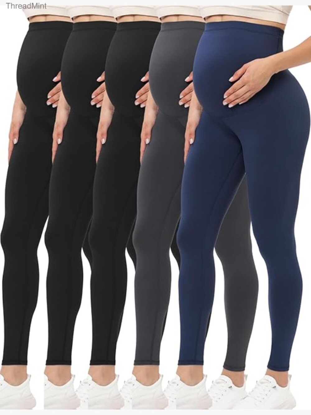 Maternity Leggings Yoga Pants Pregnancy Activewear Comfy Over Belly
